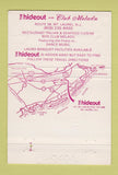 Matchbook Cover - The Hideout Club Meladu Mount Laurel NJ 40 Strike