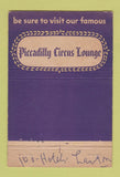 Matchbook Cover Scandia Restaurant New York City Hotel Piccadilly WEAR 40 Strike