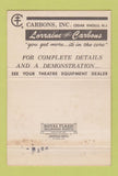 Matchbook Cover - Xetron light bulbs lenses projectors Cedar Knolls NJ 40 Strike
