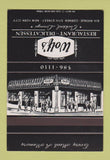 Matchbook Cover - Wolf's Restaurant Deli New York City SAMPLE 40 Strike
