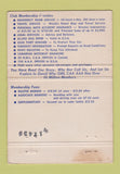 Matchbook Cover - Ontario Motor League London ON CAA  WEAR 40 Strike