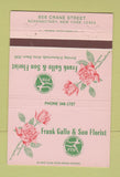 Matchbook Cover - Frank Gallo Flowers Florist Schenectady NY 40 Strike