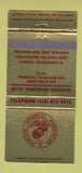 Matchbook Cover - Marines Memorial Association San Francisco CA 30 Strike