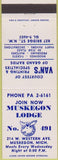 Matchbook Cover - Matchbook Cover Moose Lodge Muskegon MI