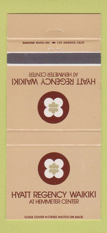 Matchbook Cover - Hyatt Regency Waikiki Hawaii 30 Strike