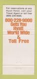 Matchbook Cover - Hyatt Regency Waikiki Hawaii 30 Strike