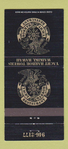 Matchbook Cover - Yacht Harbor Towers Waikiki Hawaii 30 Strike