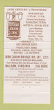Matchbook Cover - Evans Farm Inn McLean VA 30 Strike