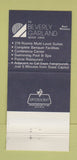 Matchbook Cover Beverly Garland Motor Lodge Sacramento CA Best Western 30 Strike