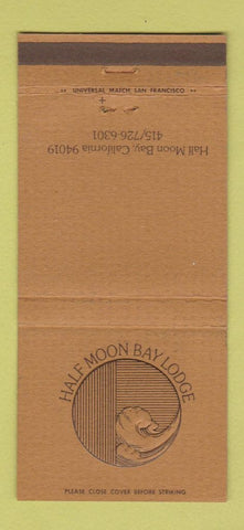 Matchbook Cover - Half Moon Bay Lodge CA 30 Strike