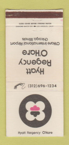 Matchbook Cover - Hyatt Regency Chicago IL O'Hare WEAR 30 Strike