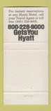 Matchbook Cover - Hyatt Regency Chicago IL O'Hare WEAR 30 Strike