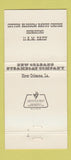 Matchbook Cover - Natchez Steamboat New Orleans LA WEAR 30 Strike