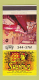 Matchbook Cover - Shadows San Mateo CA 30 Strike