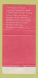 Matchbook Cover - St James San Mateo CA 30 Strike