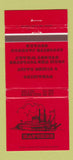 Matchbook Cover - Natchez Steamboat New Orleans LA WEAR 30 Strike