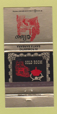 Matchbook Cover - El Paseo Santa Barbara CA 30 Strike