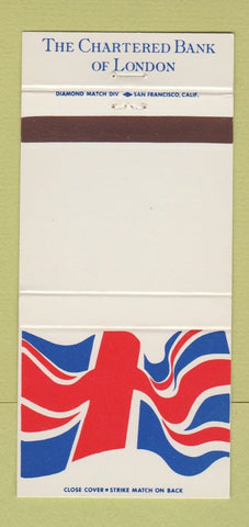 Matchbook Cover - Chartered Bank of London 30 Strike