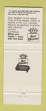 Matchbook Cover - Rancho Grande Best Western Wickenburg AZ