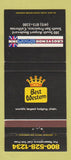 Matchbook Cover Best Western Grosvenor Inn South San Francisco CA 30 Strike