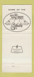 Matchbook Cover Best Western Grosvenor Inn South San Francisco CA 30 Strike