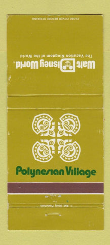 Matchbook Cover - Walt Disney World Polynesian Village WEAR 30 Strike