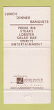 Matchbook Cover - Crosswinds Restaurant Livermore Belmont CA 30 Strike