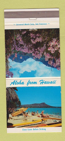 Matchbook Cover - Hawaii Tourism Aloha 30 Strike