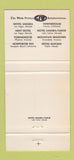 Matchbook Cover - Del Webb's Sahara Tahoe Casino Lake Tahoe CA 30 Strike