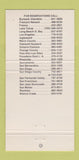 Matchbook Cover - PSA Airlines 30 Strike