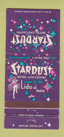 Matchbook Cover - Stardust Hotel Casino Las Vegas NV 30 Strike