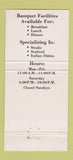 Matchbook Cover - The Lobby Sacramento CA 30 Strike