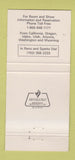 Matchbook Cover - Nugget Casino Reno NV Oyster Bar 30 Strike