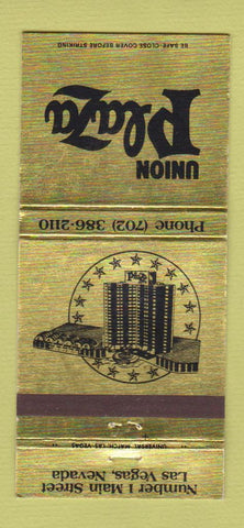 Matchbook Cover - Union Plaza Hotel Las Vegas NV 30 Strike