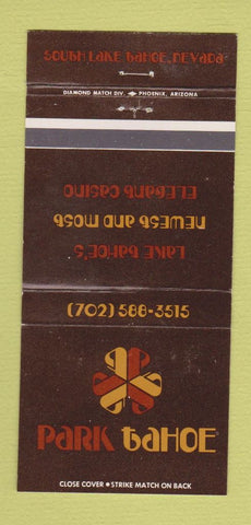 Matchbook Cover - Park Tahoe Lake Tahoe NV 30 Strike