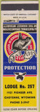 Matchbook Cover - Matchbook Cover Moose Lodge Cheyenne WY