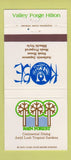 Matchbook Cover - Kobe Japanese Valley Forge Hilton King of Prussia PA 30 Strike