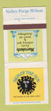 Matchbook Cover - Sign Sun Valley Forge Hilton King of Prussia PA WEAR 30 Strike