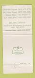 Matchbook Cover - Magic Pan Creperie San Jose CA WEAR 30 Strike