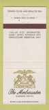 Matchbook Cover - Ambassador Garden Hotel Los Angeles CA 30 Strike