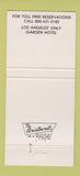 Matchbook Cover - Ambassador Garden Hotel Los Angeles CA 30 Strike