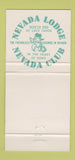 Matchbook Cover - Fitzgerald's Hotel Casino Reno NV 30 Strike