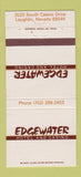 Matchbook Cover - Edgewater Hotel Casino Laughlin NV 30 Strike