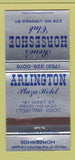 Matchbook Cover - Arlington Plaza Hotel Reno NV Horseshoe casino 30 Strike
