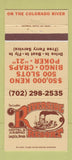 Matchbook Cover - Riverside Resort Hotel Casino Laughlin NV 30 Strike