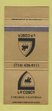 Matchbook Cover - La Costa Carlsbad CA WEAR 30 Strike
