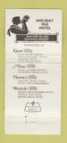Matchbook Cover - Holiday Isle Hotel Waikiki Hawaii WORN 30 Strike