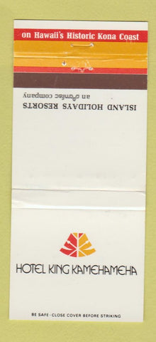 Matchbook Cover - Hotel King Kamehameha Kona Hawaii 30 Strike