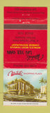 Matchbook Cover - Waikiki Lau Yee Chai Chinese Waikiki Hawaii WORN 30 Strike
