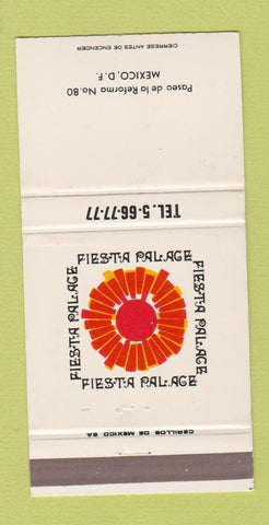 Matchbook Cover - Fiesta Palace Mexico hotel  30 Strike